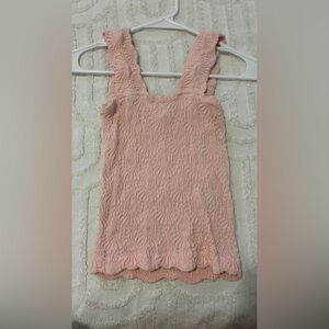 Pink free people love letter cami